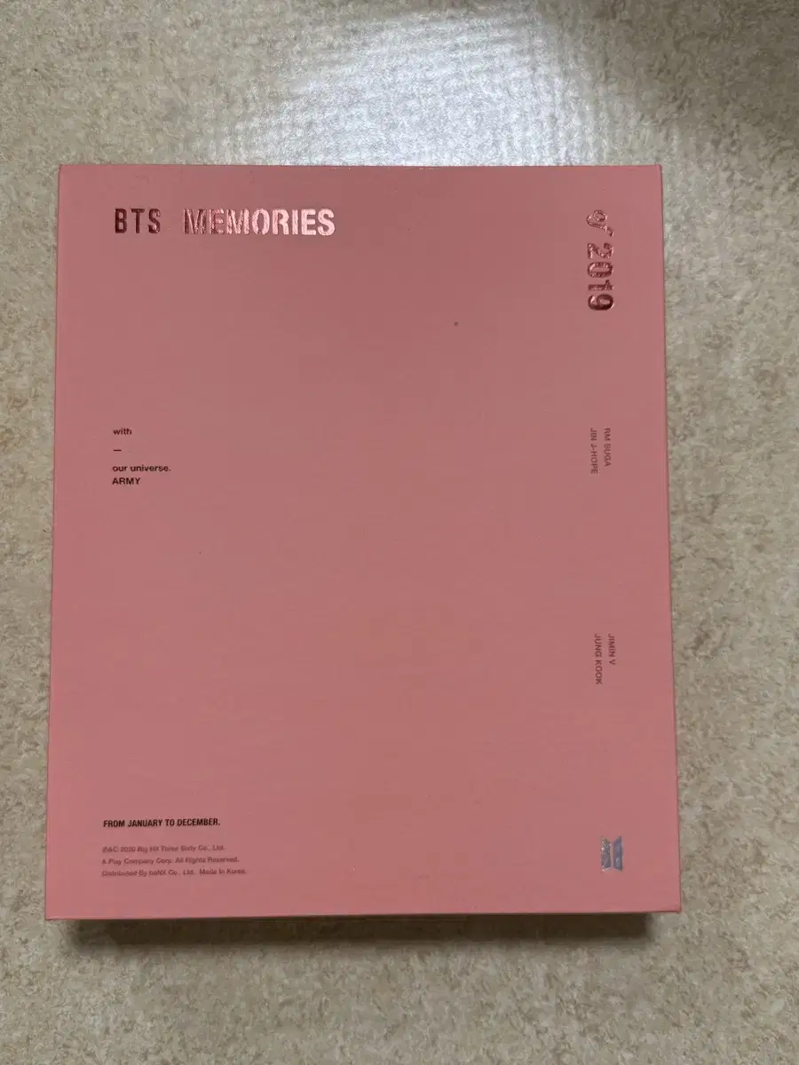 BTS Memories of 2019